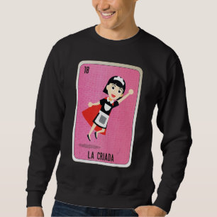 Sudadera Tarjetas de Lotería Bingo de La Criada con Jerga M