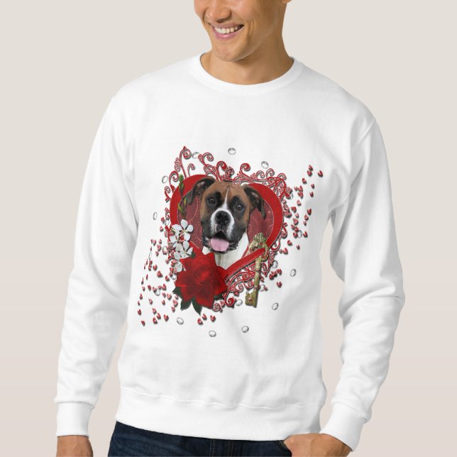 Sudadera Tarjetas del día de San Valentín - llave a mi (Anverso)