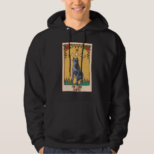 Sudadera Tarot Card Occult Magic Occultism Dog Cane Corso
