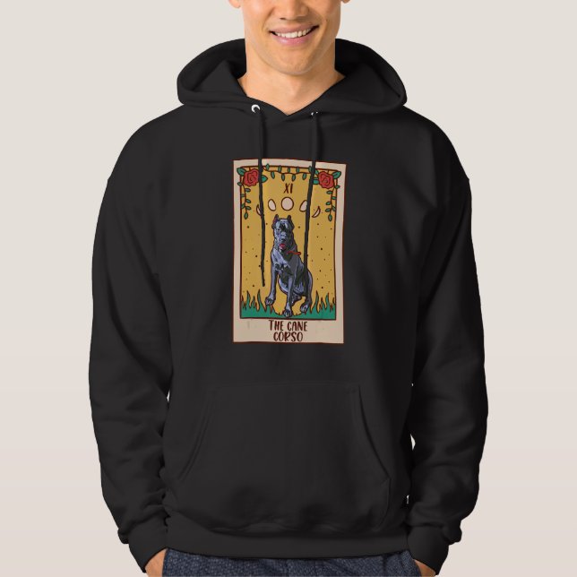 Sudadera Tarot Card Occult Magic Occultism Dog Cane Corso (Anverso)