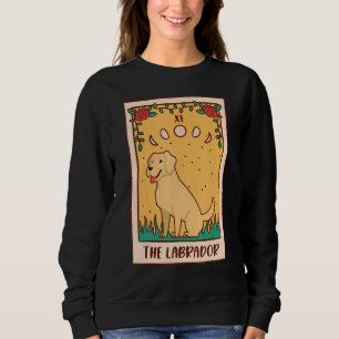 Sudadera Tarot Card Occult Magic Occultism Dog Labrador Re