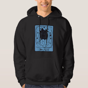 Sudadera Tarot Card The Moon Mystical Cards Moon Occult
