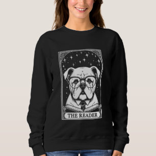Sudadera Tarot Card Vintage Bulldog inglés Perro Lover