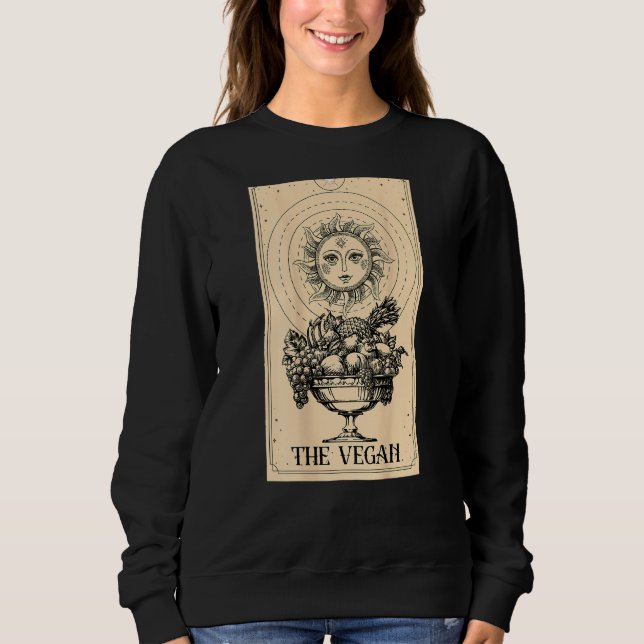 Sudadera Tarot Cards The Vegan Witchcraft Fortune Teller Oc (Anverso)