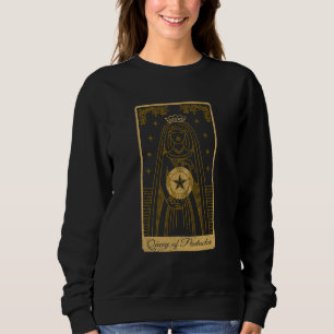 Sudadera Tarot Reina Del Pentáculo Occult Gótico