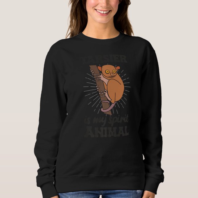 Sudadera Tarsier Es Mi Espíritu Animal Monkey Tarsier (Anverso)