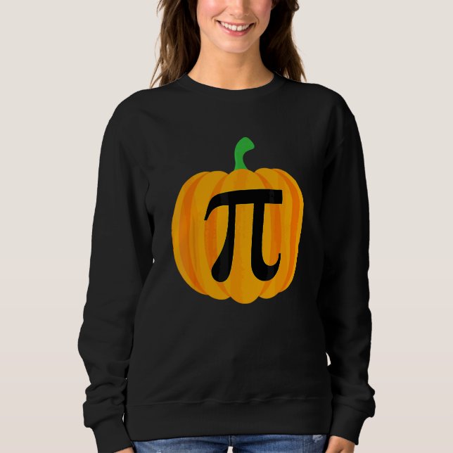 Sudadera Tarta De Calabaza Matemáticas   Halloween Día De A (Anverso)