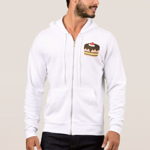 Sudadera Tarta de chocolate con goteo y fresa