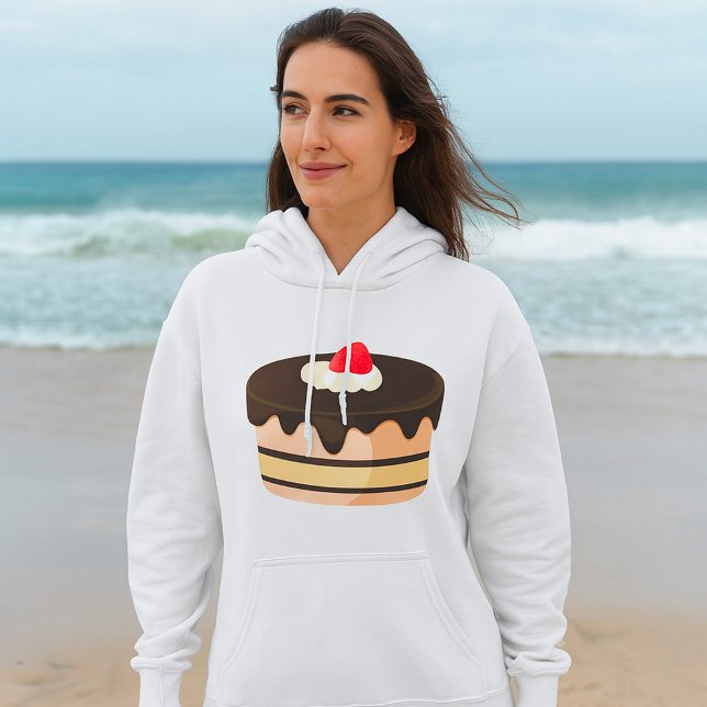 Sudadera Tarta de chocolate con goteo y fresa (Subido por el creador)