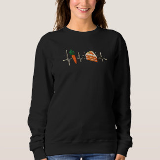 Sudadera Tarta De Zanahoria Latido Panadero Hornear Postre