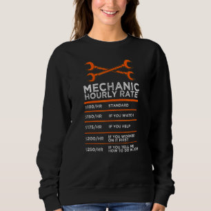Sudadera Tasas de mano de obra de Gif por hora