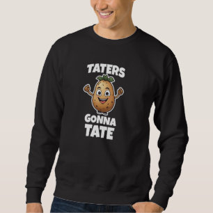 Sudadera Taters se comerán graciosos bailarines de papa tat