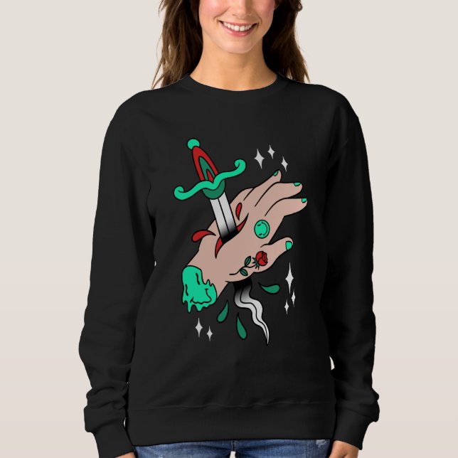 Sudadera tattoo hand (Anverso)