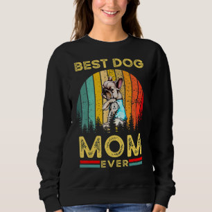 Sudadera Tatuaje de Bulldog francés Mejor Madre Perro Nunca