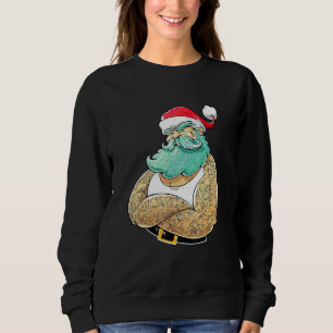 Sudadera Tatuaje de Navidad Santa Claus Hombres Mujeres Tat