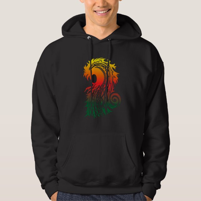 Sudadera Tatuaje hawaiano (Anverso)