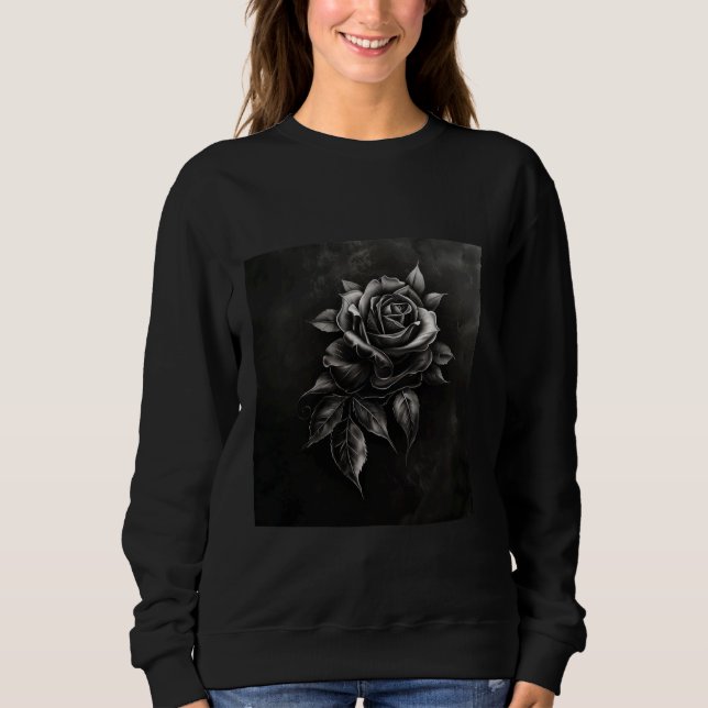 Sudadera Tatuaje rosa vintage (Anverso)