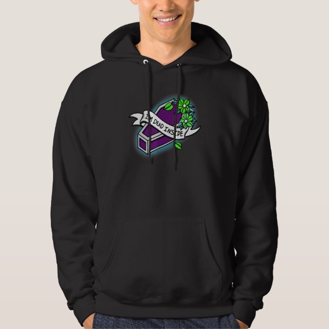 Sudadera Tatuaje tradicional estadounidense muerto dentro d (Anverso)
