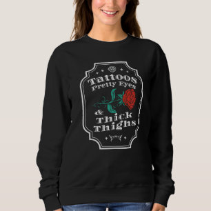Sudadera Tatuajes Bonitos Ojos Y Gruesos
