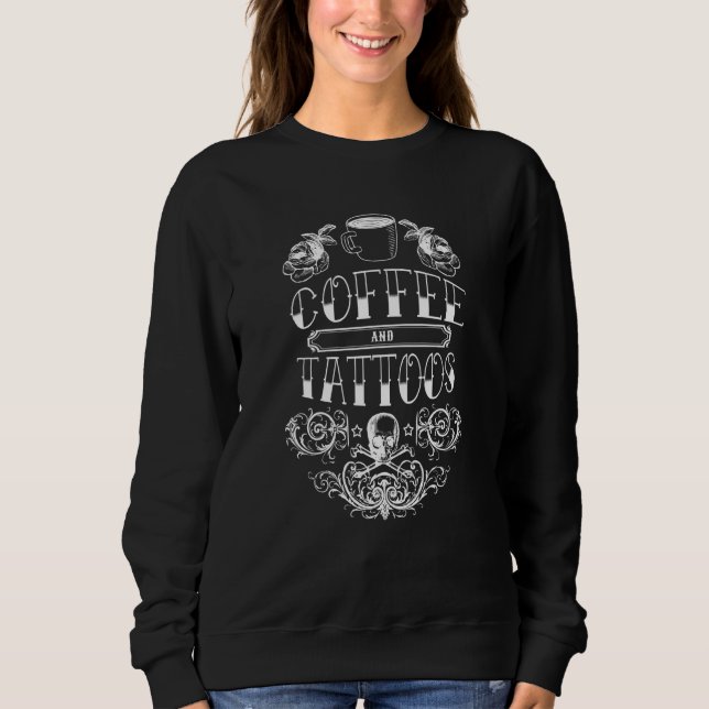 Sudadera Tatuajes para Café (Anverso)