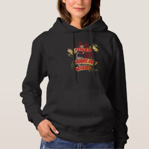 Sudadera Tatuto de cráneo y rosas rojas con tinta de diseña