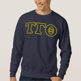 Sudadera Tau Gamma Theta - Contorno amarillo