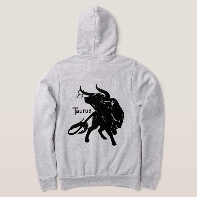 Sudadera Tauro Poderoso el Zodiaco del Toro (Distribución Reverso )