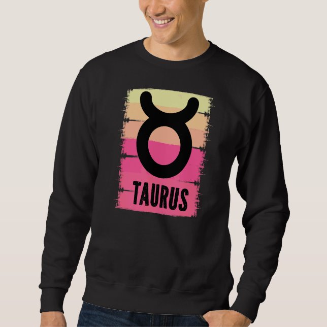 Sudadera Taurus Chica Constelación Zodiac Horoscope Tarot A (Anverso)
