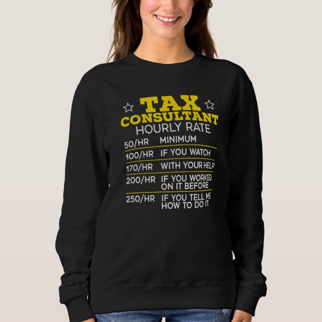 Sudadera Tax Consulting Accountant Accounting Tax Consultan (Anverso)