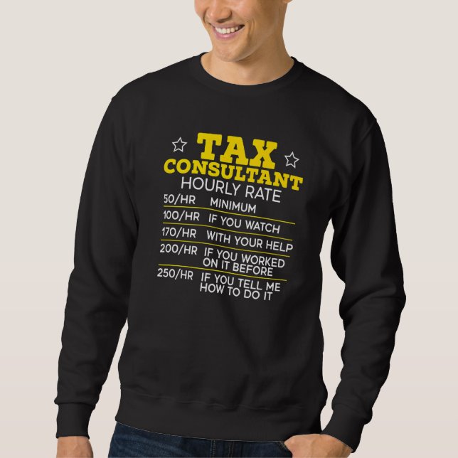 Sudadera Tax Consulting Accountant Accounting Tax Consultan (Anverso)
