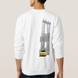 Sudadera Taxi Amarillo De Nueva York Nyc Puente De Brooklyn