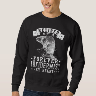 Sudadera Taxidermista Jubilado Caza de Castores con Rifle