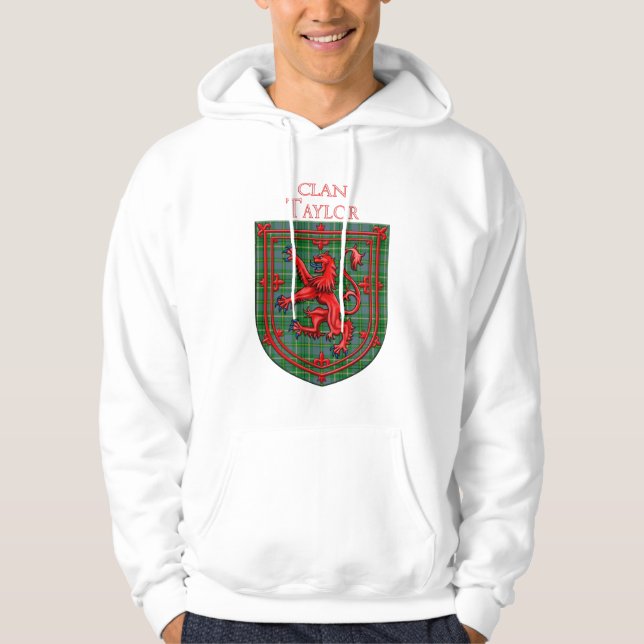Sudadera Taylor Tartan Scottish Plaid Lion Rampant (Anverso)