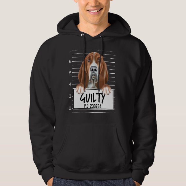 Sudadera Taza Basset Hound Culpable Perro (Anverso)