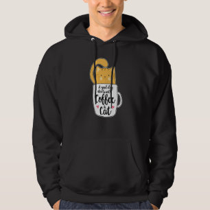 Sudadera Taza de café gato naranja Gato