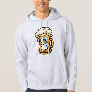 Sudadera Taza de Cerveza Feliz, Ilustración Divertida