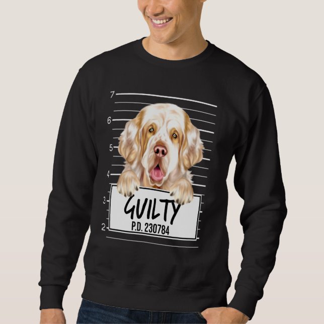 Sudadera Taza de Clumber Spaniel Culpable (Anverso)