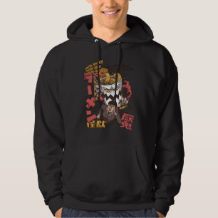 Sudadera Taza de monstruo de fideos Ramen atrapando a una c