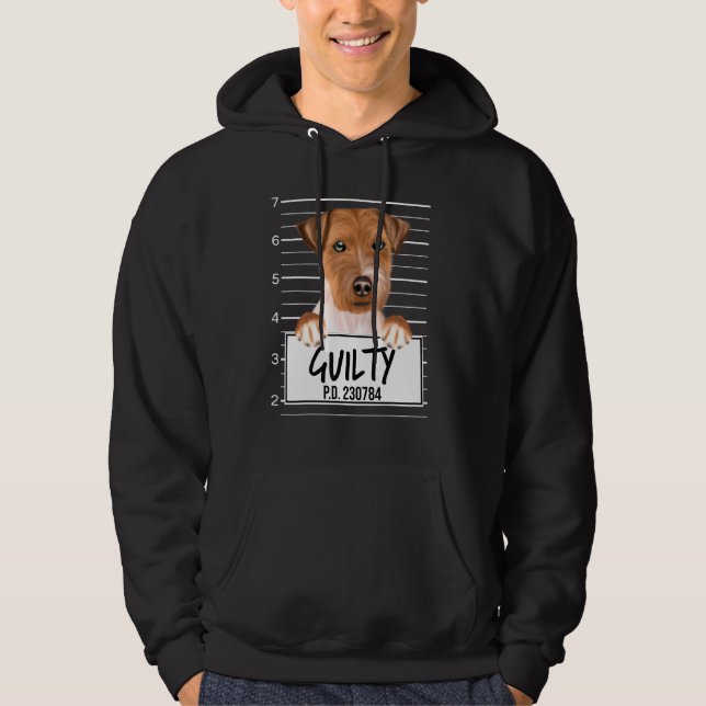 Sudadera Taza de Terrier Russell Culpable (Anverso)