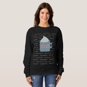 Sudadera Taza Feliz Navidad Copo de Nieve Invierno