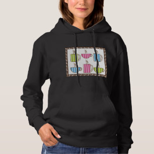 Sudadera Tazas de café con rayas finas