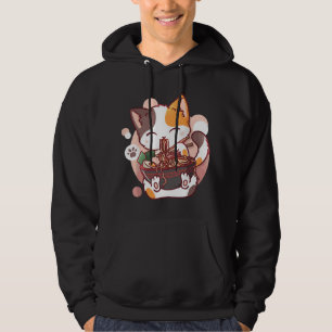 Sudadera Tazón de Anime de Gato Ramen Kawaii Neko Japonés