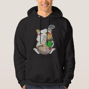 Sudadera Tazón de gato Ramen Anime Kawaii Neko