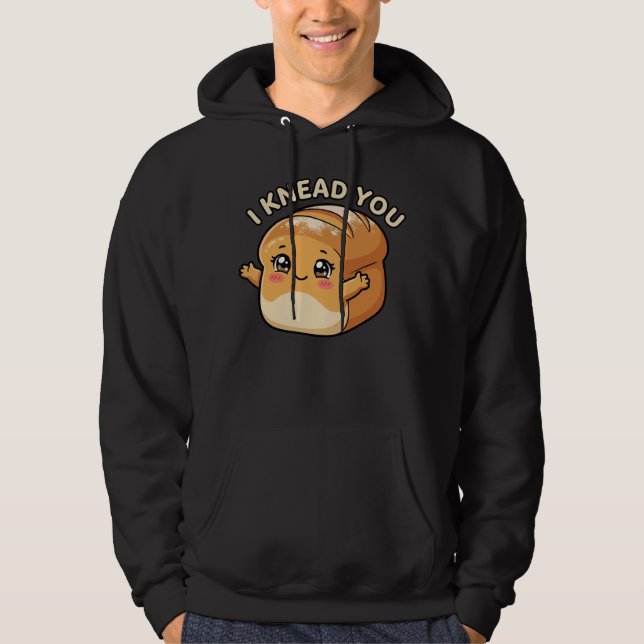 Sudadera Te Amaso— Pan Kawaii (Anverso)