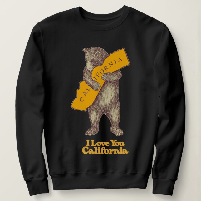 Sudadera Te Amo California (Anverso del diseño)