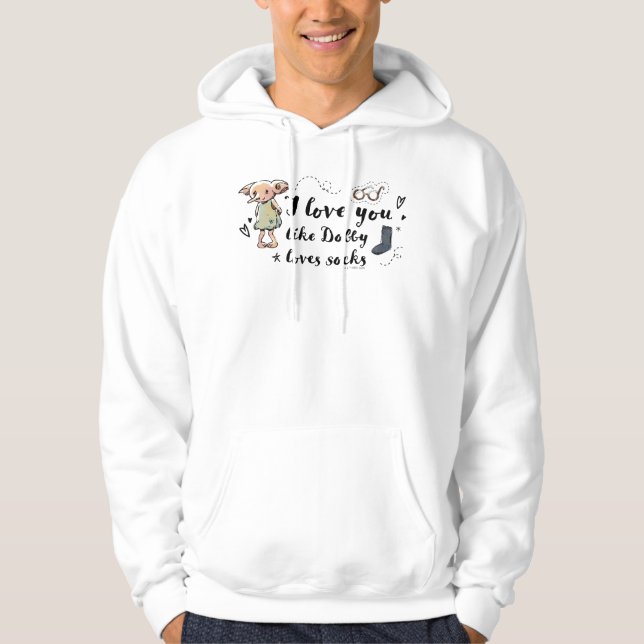 Sudadera Te Amo Como Dobby Ama A Los Calcetines (Anverso)