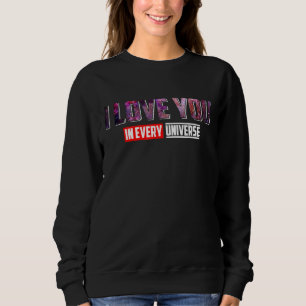 Sudadera Te amo en cada galaxia del Día del Padre Universo