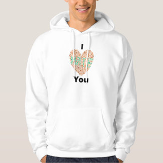 Sudadera Te amo le odio daltónico
