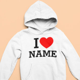 Sudadera Te Amo Nombre