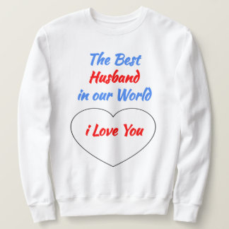 Sudadera te amo regalo para el mejor marido del mundo